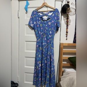 Floral Blue Bedford Fair Dress